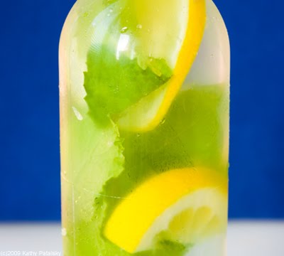 minted-lemon-water