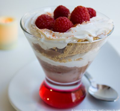 chocolate-pom-rasp-pudding-parfait