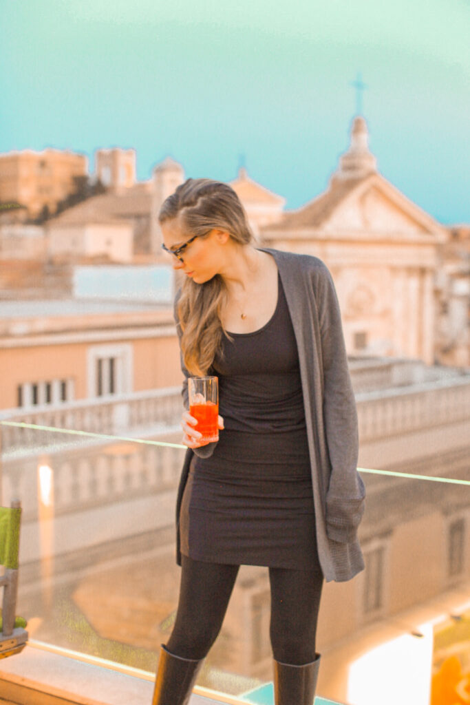 drinks rooftop singer palace hotel rome - kathy