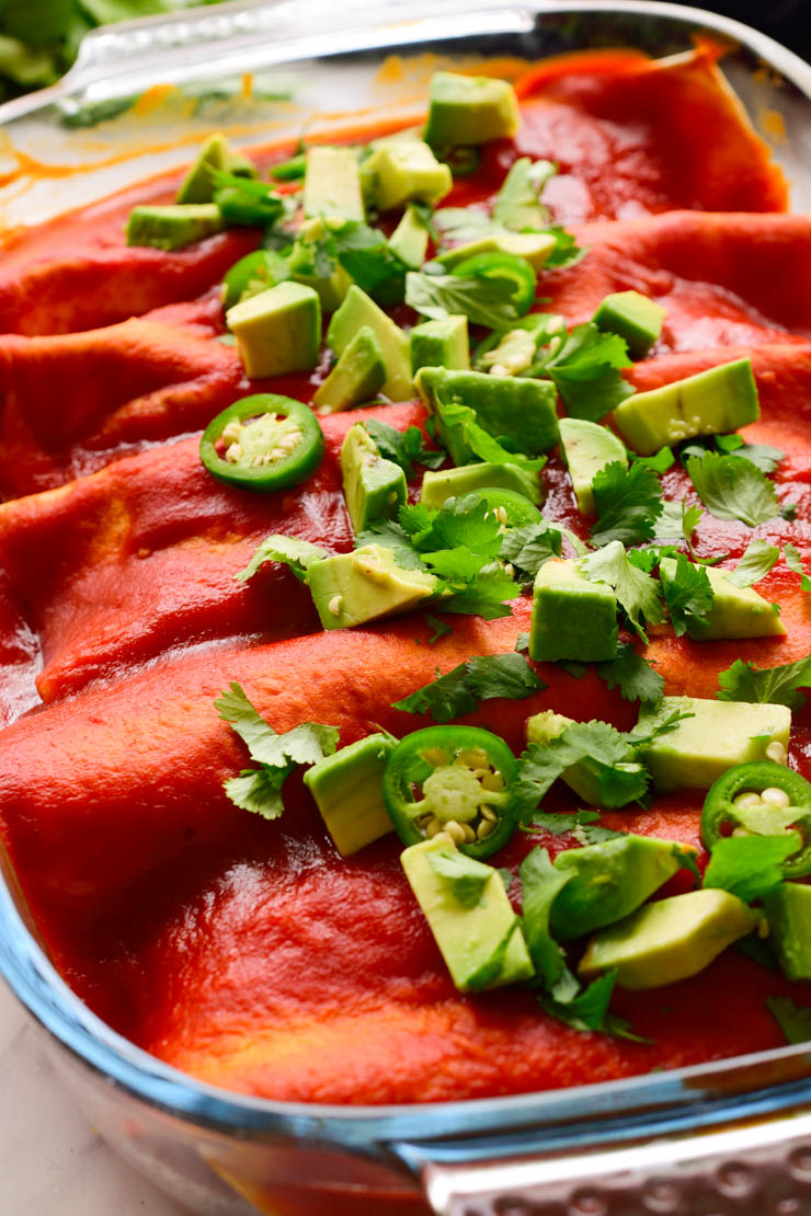 black bean enchiladsas