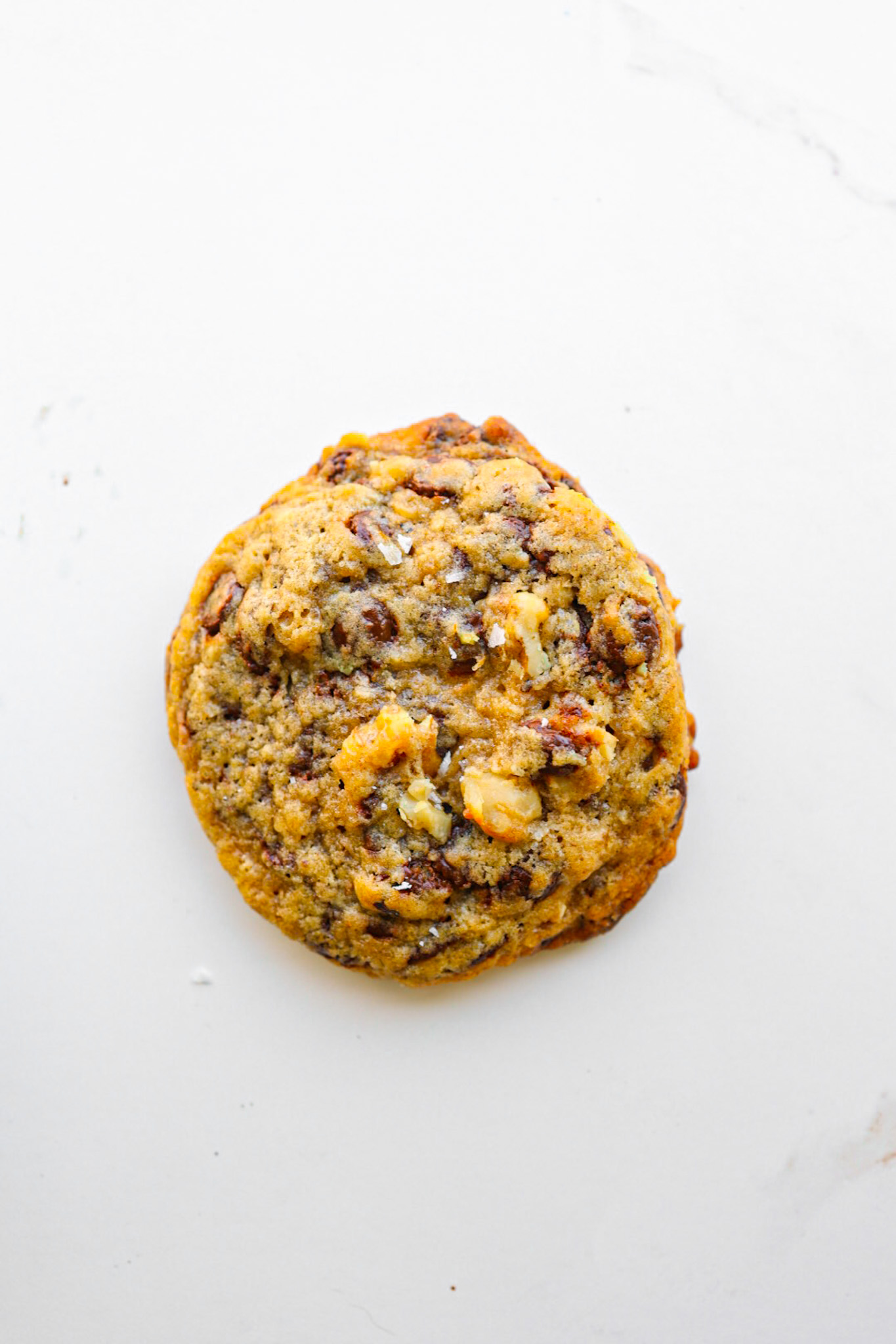 vegan chocolate chip walnut cookies