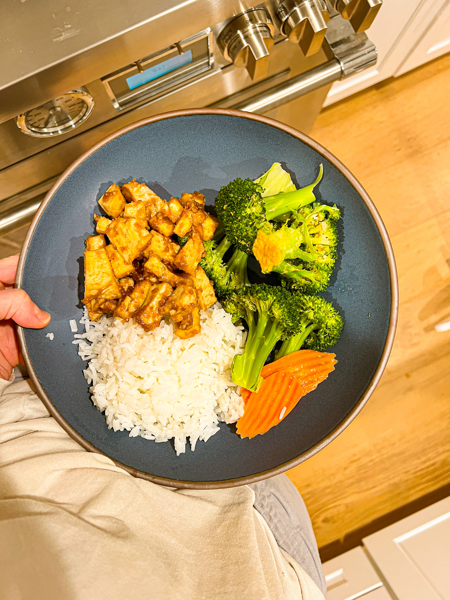 Five Ingredient Peanut Butter Tofu