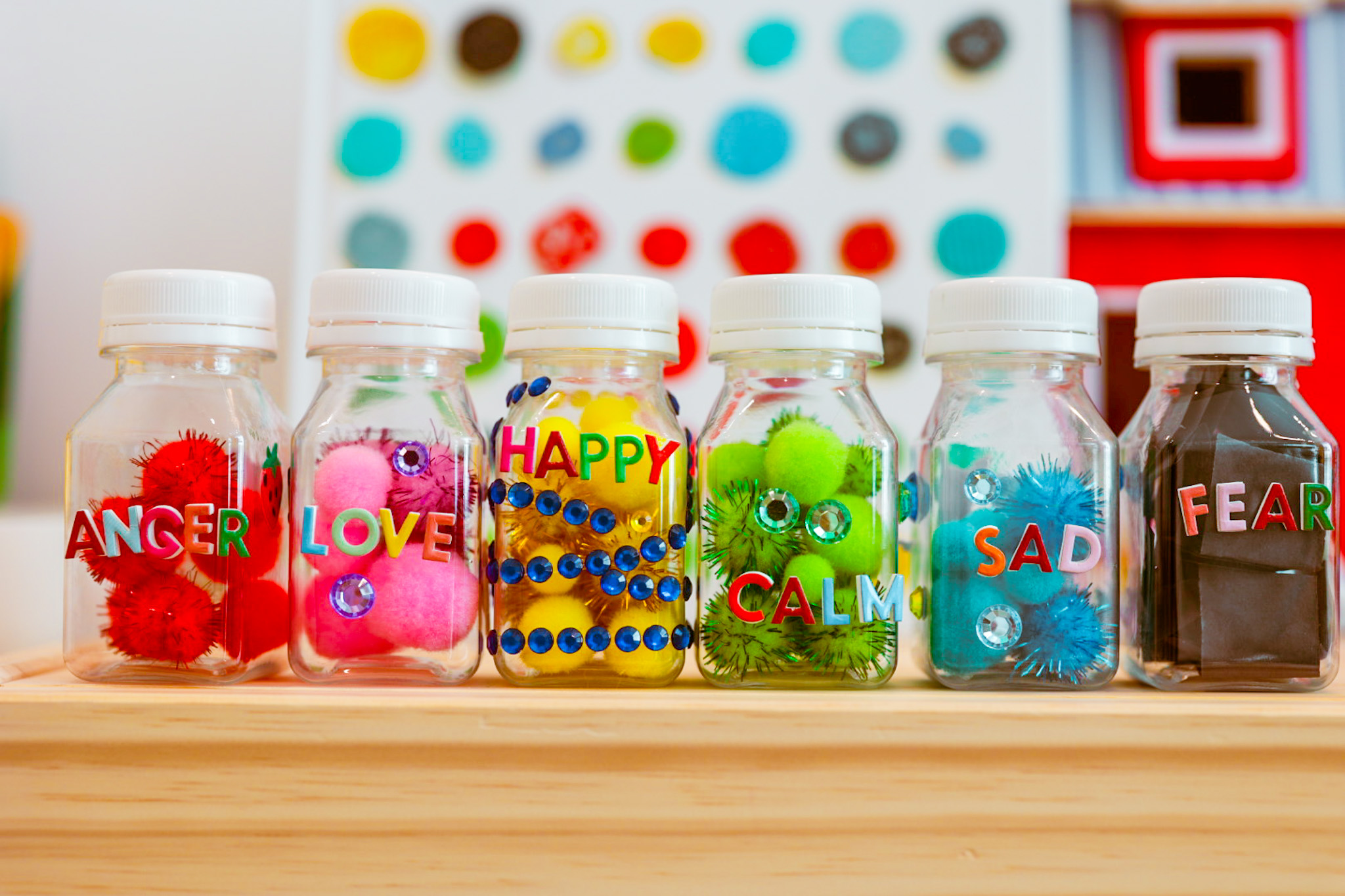 feelings jars color monster craft