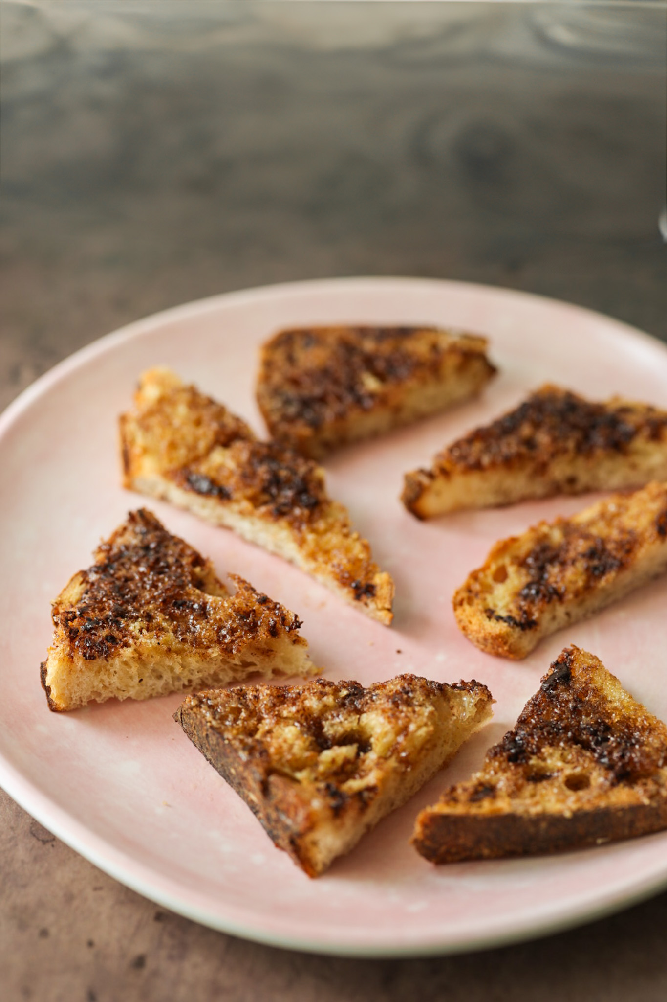 cinnamon toast sliced