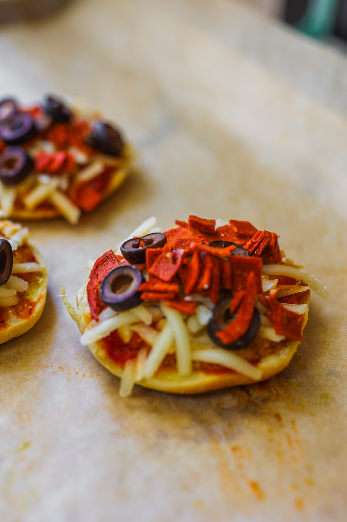 vegan pepperoni on pizzas tiny cubes